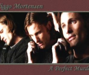 Viggo Mortensen, czarny sweterek