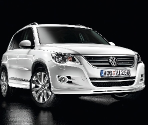 Biały, Tuning, Pakiet, Volkswagen Tiguan