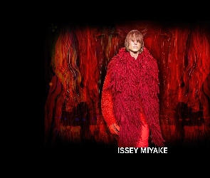 Issey Miyake, sweter, szal, mężczyzna