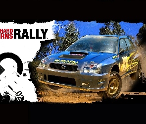 impreza, grafika, samochód, subaru, Richard Burns Rally