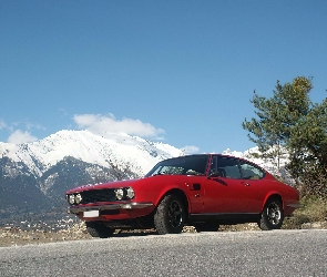 Góry, Śnieg, Fiat Dino