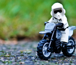 Ludzik, Lego, Motocykl