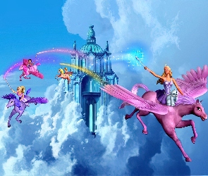 Kucyk, Pegaz, Barbie i magia pegaza, Film animowany, Barbie and the Magic of Pegasus, Zamek