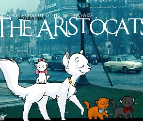 Aryskotraci, miasto, koty, The Aristocats, Film animowany