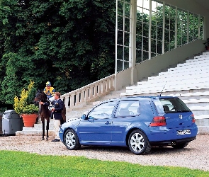 Golf 4, Koń, Niebieski