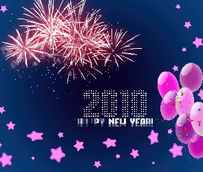 2010, Year, Happy, New