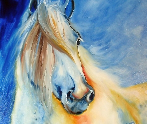 Koń, Marcia Baldwin, Obraz