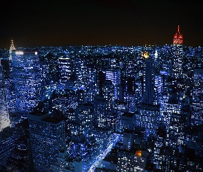 Nocą, Nowy Jork
