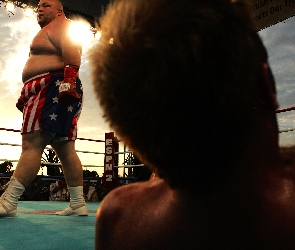 Ring, Bokserski, Eric Esch "Butterbean"