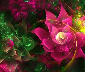 Grafika 3D, Kwiaty