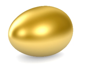 Jajko, Złote