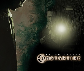 Keanu Reeves, światło, Constantine