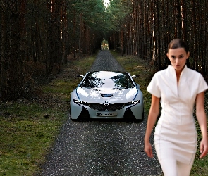 Droga, Modelka, BMW Vision Efficient