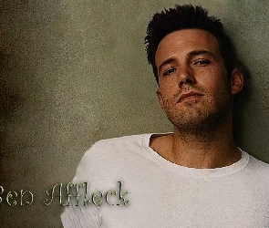 Biały, Podkoszulek, Ben Affleck