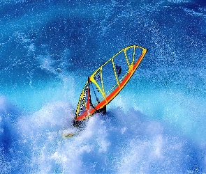 Windsurfing, żagiel