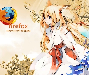 dziewczyna, FireFox