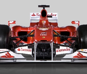 F1, Przód, Ferrari, Santander