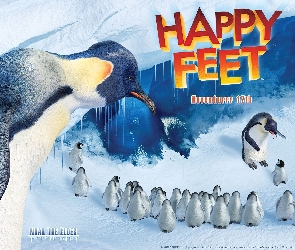 Happy Feet, pingwiny, Tupot małych stóp