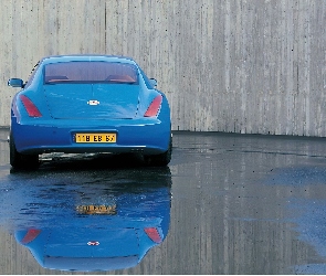 niebieski, Tył, Bugatti EB 118