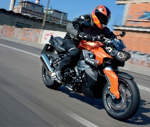 Miasto, Motocyklista, BMW K1300R
