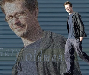 ciemny strój, okulary, Gary Oldman