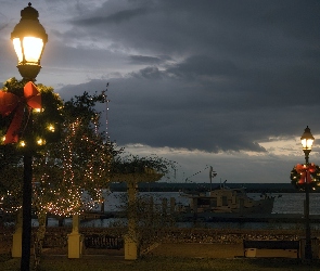 Boże Narodzenie, lampy