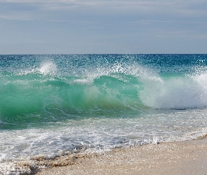 Morze, Fale, Plaża