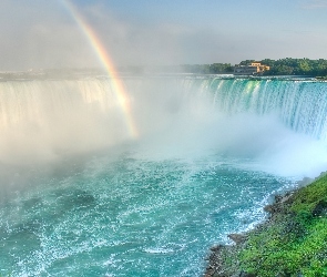 Niagara, Tęcza, Wodospad