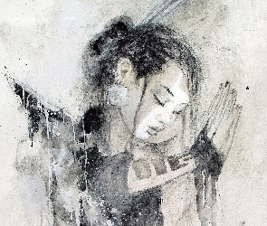 Kobieta, Luis Royo, Serenity