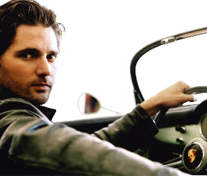kierownica, lusterko, Eric Bana