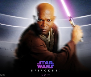 Gwiezdne wojny część III Zemsta Sithów, Samuel L. Jackson, Postać Mace Windu, Aktor, Star Wars Episode III Revenge of the Sith