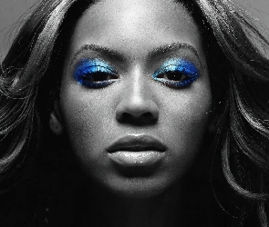 Beyonce, Makijaż, Niebieski