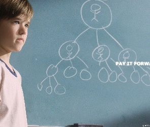 graf, tablica, Pay It Forward, Haley Joel Osment