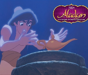 Aladyn, Aladdin, lampa