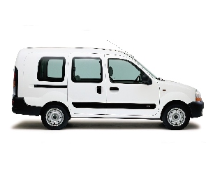 Biały Renault Kangoo