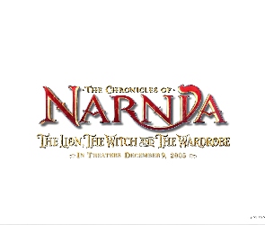 białe tło, napis, The Chronicles Of Narnia