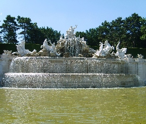 Neptuna, Park Schönbrunn, Fontanna