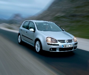 Volkswagen Golf 5, Srebrny