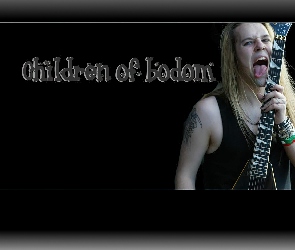 gitara , tatuaż, Children Of Bodom