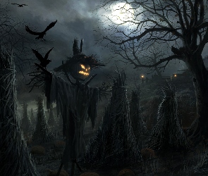 Chochoły, Halloween, Strach