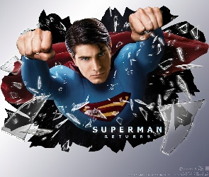pięści, szkło, Superman Returns, Brandon Routh