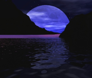 Księżyc, Morze