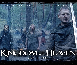 postacie, miecz, Kingdom Of Heaven, Liam Neeson