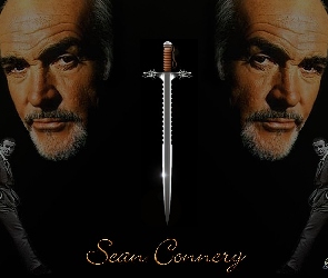 miecz, twarze, Sean Connery
