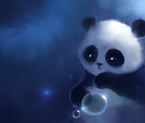 Bańka, Grafika 3D, Panda
