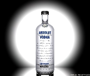 Vodka, butelka, Absolut