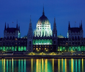 Dunaj, Parlament, Węgry, Budapeszt