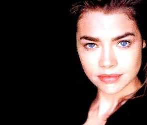 niebieskie, Denise Richards, oczy