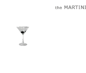 Drinki, oliwka, Martini