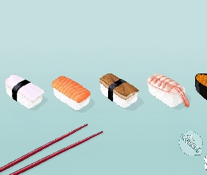 Pałeczki, Sushi